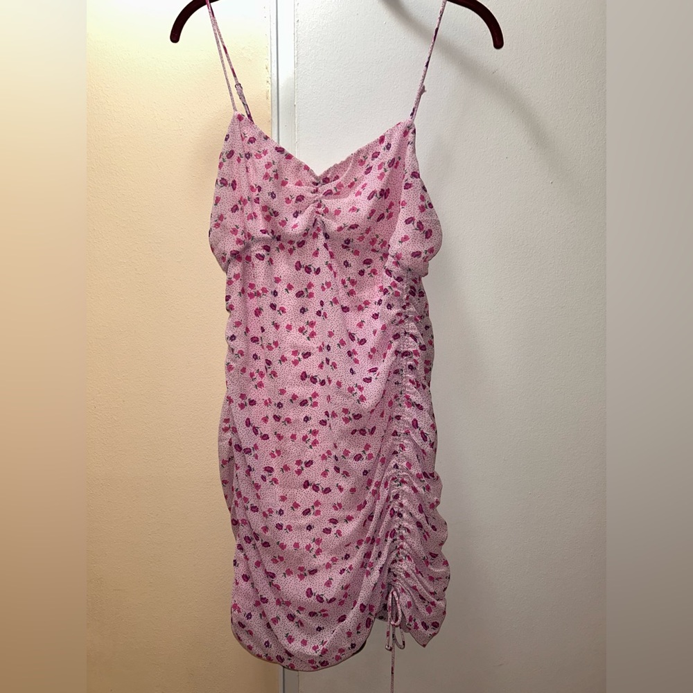 Cotton Candy LA Pink Floral Dress